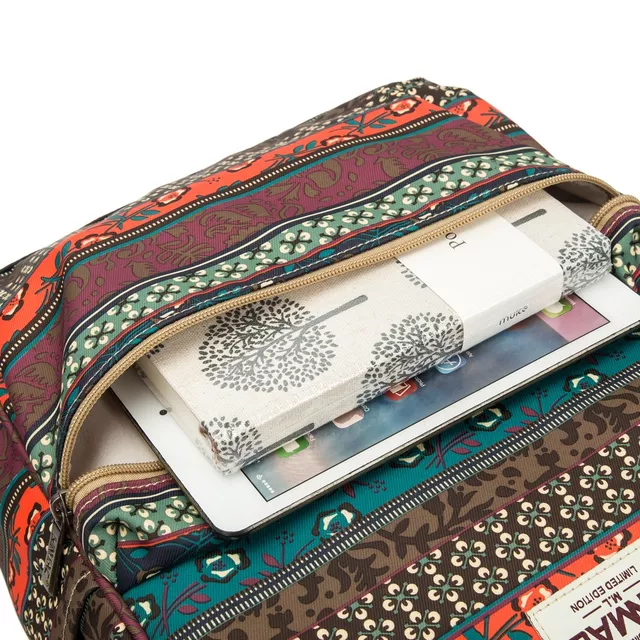 Plecak damski Kinmac na laptopa 15,6&quot; wzory