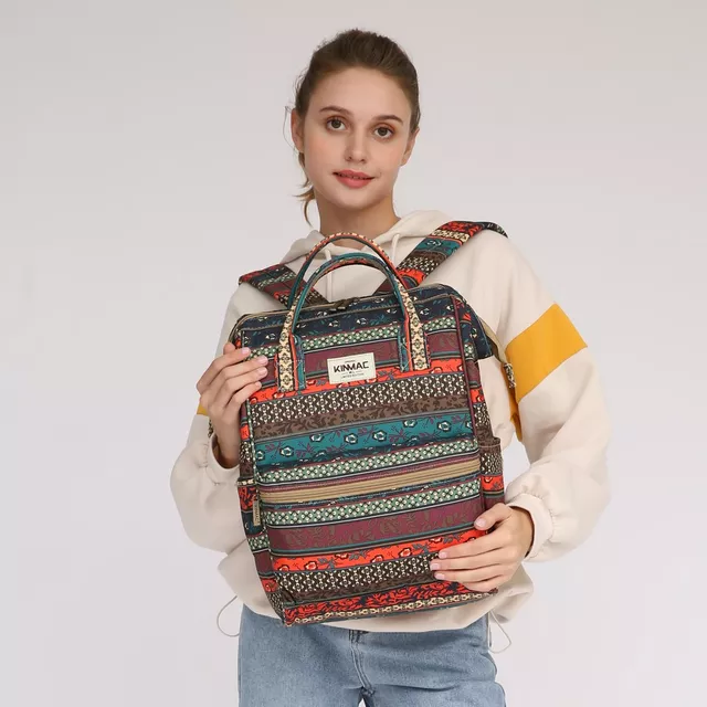 Plecak damski Kinmac na laptopa 15,6&quot; wzory