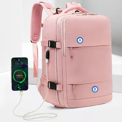 Plecak do samoloru na laptopa 15,6&quot; z USB 40 x 25 x 20 cm Ryanair