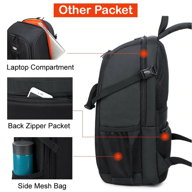 Plecak fotograficzny MDN Zoom L na aparat + laptopa 15,6&quot;