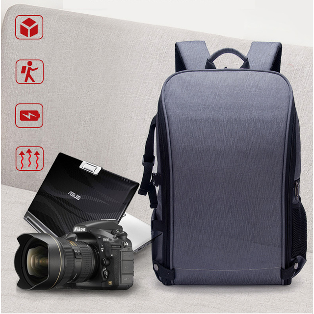Plecak fotograficzny Nolan na aparat + laptopa 15,6&quot;
