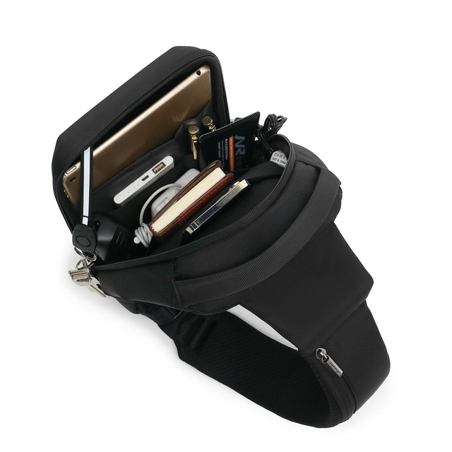 Plecak miejski Aopin na jedno ramię twarda skorupa z USB AP-39