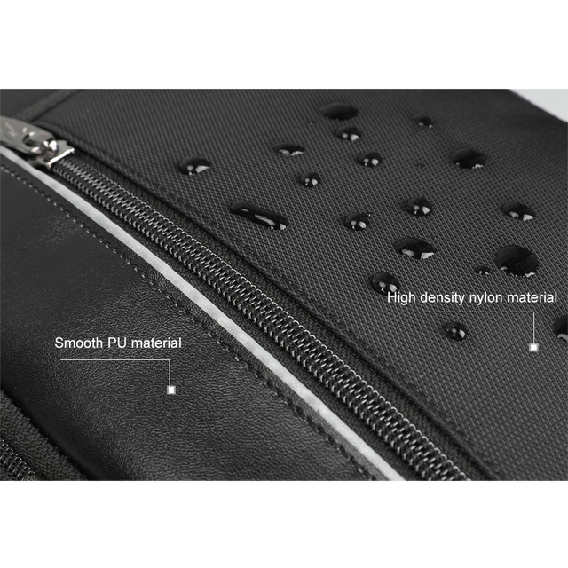 Plecak miejski Tigernu na jedno ramię organizer z USB i RFID T-S8089