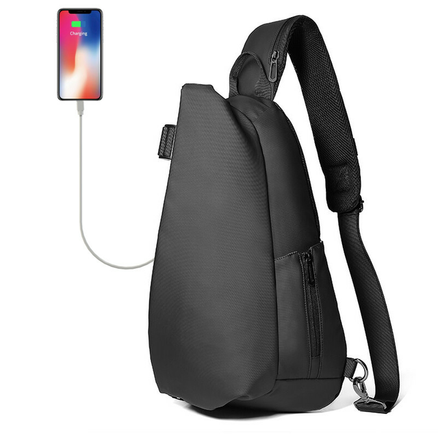 Plecak miejski na laptopa 11&quot; Nigeer na jedno ramię z organizerem i USB 1850