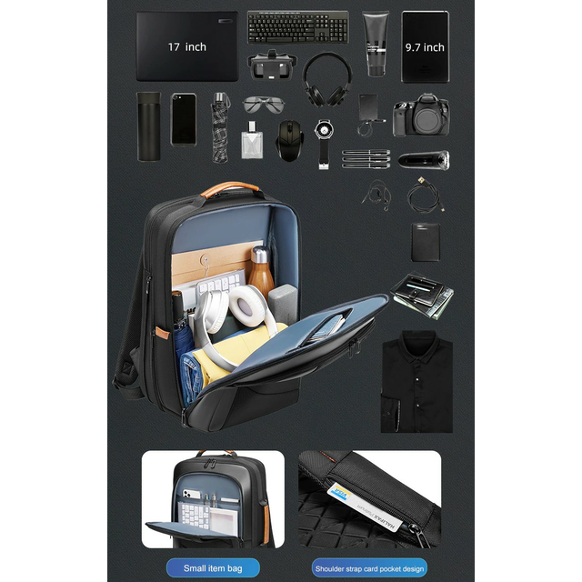 Plecak/torba Eurcool/Nigeer na laptopa 15,6&quot; EC-2000 z USB (1)