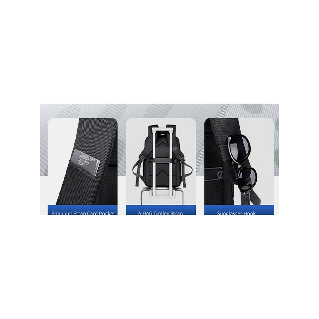 Plecak z nylonu balistycznego Arctic Hunter na laptopa 15,6 - 16,4&quot; B00498