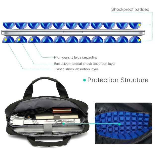 Torba Coolbell na laptopa 15,6&quot; dwukomorowa CB-2089