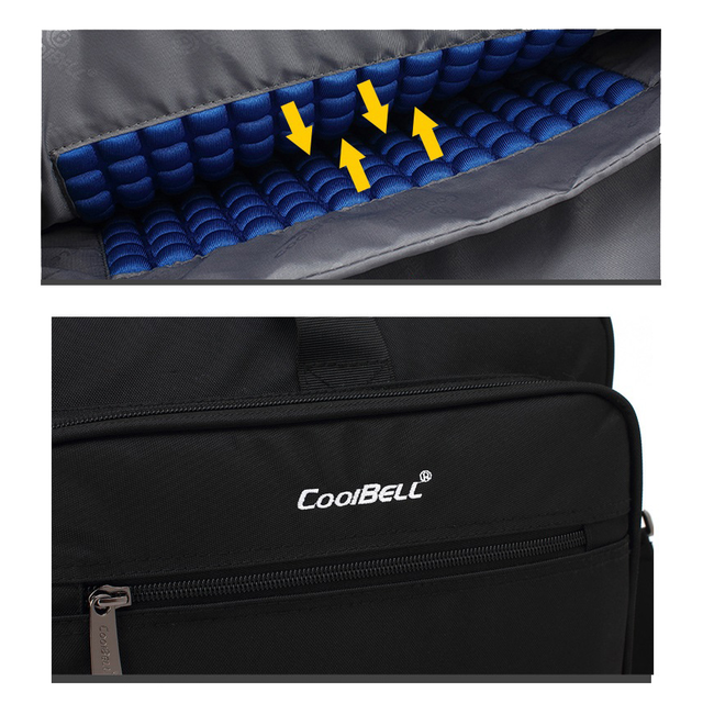 Torba Coolbell na laptopa 17,3&quot; dwukomorowa CB-5002