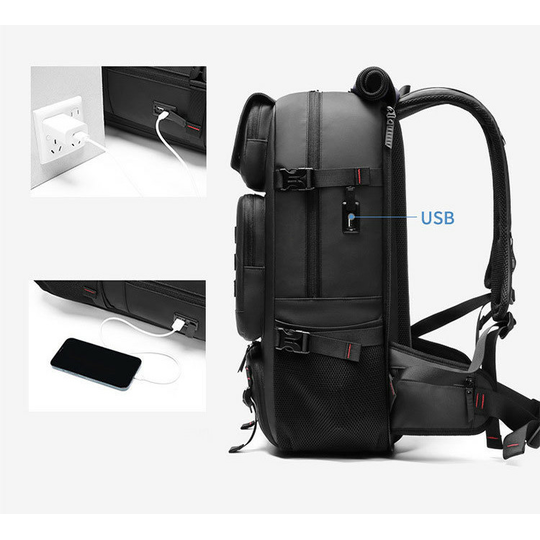 Torba/Plecak Outwalk 7768 na laptopa 19&quot; z USB i paskiem na ramię