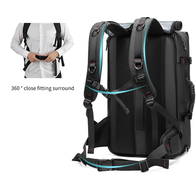 Torba/Plecak Outwalk 7768 na laptopa 19&quot; z USB i paskiem na ramię