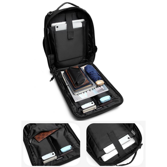 Torba/Plecak Ozuko na laptopa 15,6&quot; 9490 z paskiem