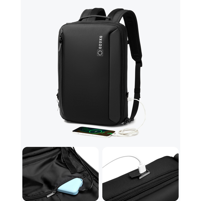 Torba/Plecak Ozuko na laptopa 15,6&quot; 9490 z paskiem