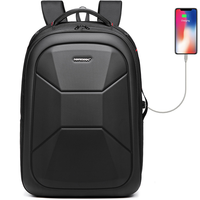 Plecak AoPin AP-61 na laptopa 17,3&quot; bardzo pojemny z USB i RFID - Kolor: czarny