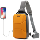 Plecak miejski Aopin na jedno ramię twarda skorupa z USB AP-39 - Kolor: pomarańczowy