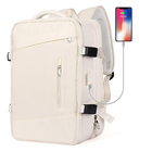 Plecak Macwave Traveler na laptopa 17,3&quot; AX9169 bagaż podręczny z USB - Kolor: kremowy