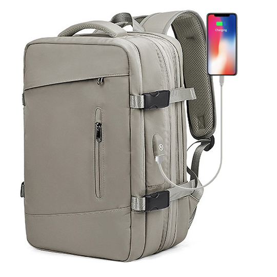 Plecak Macwave Traveler na laptopa 17,3&quot; AX9169 bagaż podręczny z USB - Kolor: szary