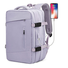 Plecak Macwave Traveler na laptopa 17,3&quot; AX9169 bagaż podręczny z USB - Kolor: pastelowy fiolet