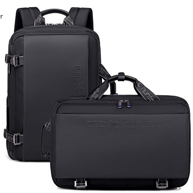 Plecak/Torba z nylonu balistycznego na laptopa 15,6&quot; Arctic Hunter B00540 - Kolor: czarny