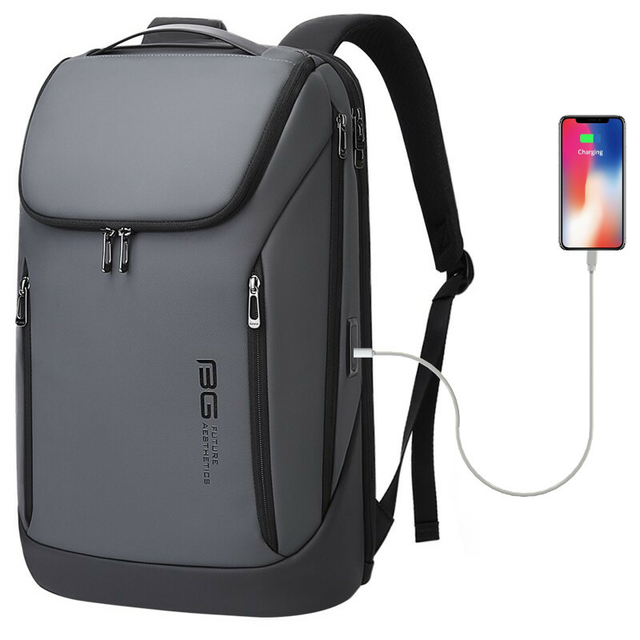 Plecak Bange BG-2517 na laptopa 15,6&quot; z USB - Kolor: szary