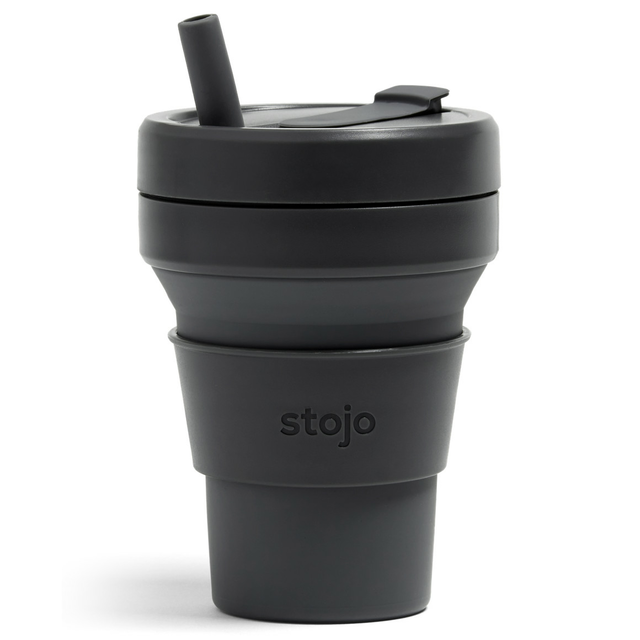 Kubek składany Stojo Biggie 470ml - Kolor: Carbon / antracyt