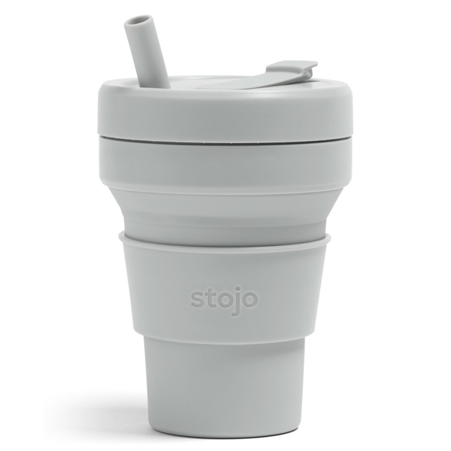 Kubek składany Stojo Biggie 470ml - Kolor: Cashmire / Szare