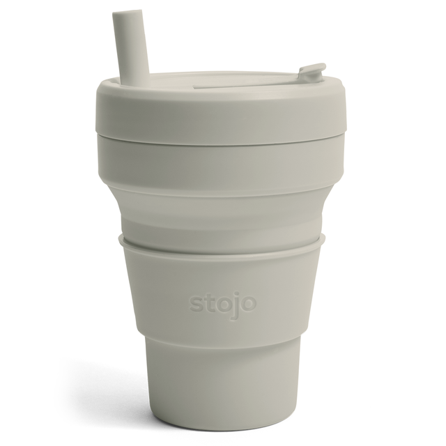 Kubek składany Stojo Biggie 470ml - Kolor: Oat / Beżowy