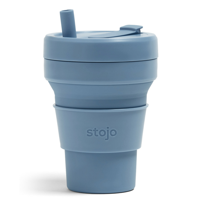 Kubek składany Stojo Biggie 470ml - Kolor: Steel / stalowoniebieski