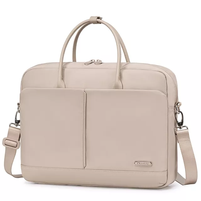 Torba damski Chantria CB00772 na laptopa 15,6 - 16,4&quot; z paskiem - Kolor: cappuccino
