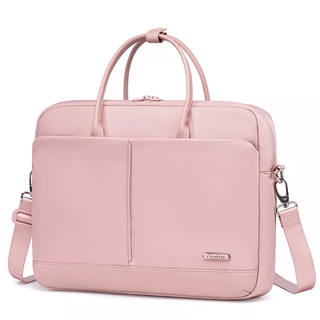 Torba damski Chantria CB00772 na laptopa 15,6 - 16,4&quot; z paskiem - Kolor: jasnoróżowy
