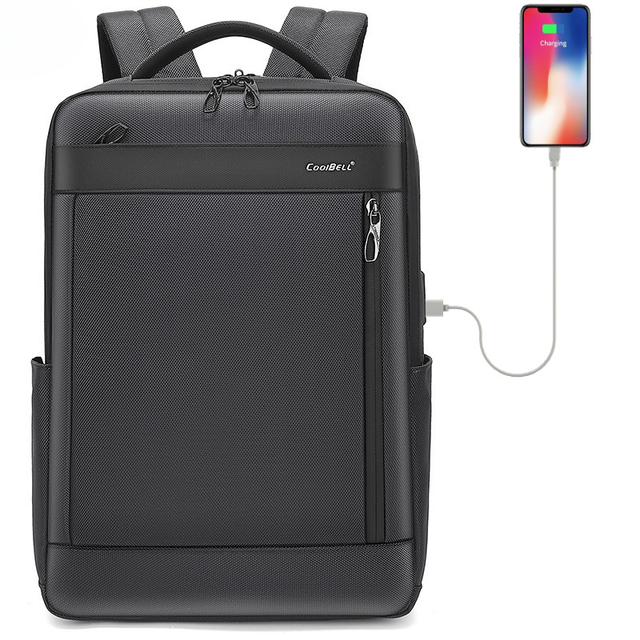 Plecak Coolbell na laptopa 15,6&quot; CB-8277 z USB - Kolor: szary