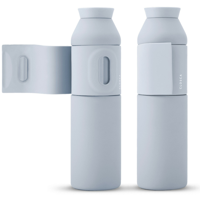 Termos / butelka Closca Wave 600ml opaska z zapięciem - Kolor: Antarctica
