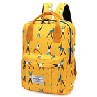 Plecak damski szkolny HKS na laptopa 15,6&quot; pojemny  - Kolor: 40. żółty/joga