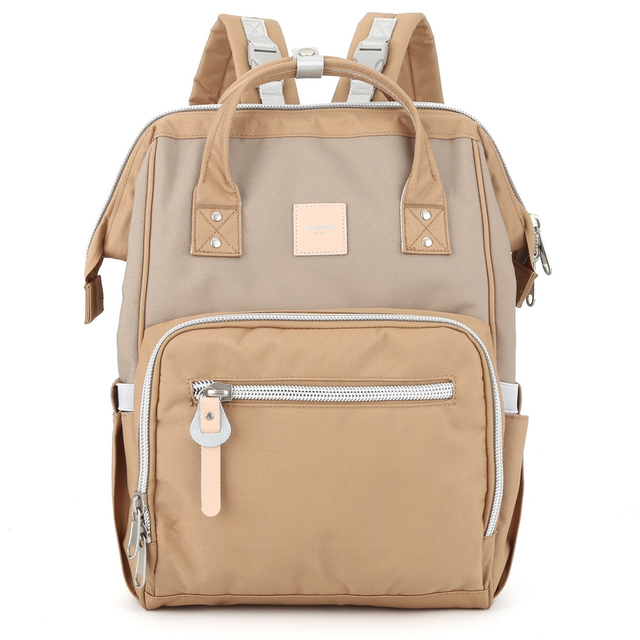 Plecak do wózka dla mam Himawari 1213 Diaper bag - Kolor: 04. kawowo-camelowy