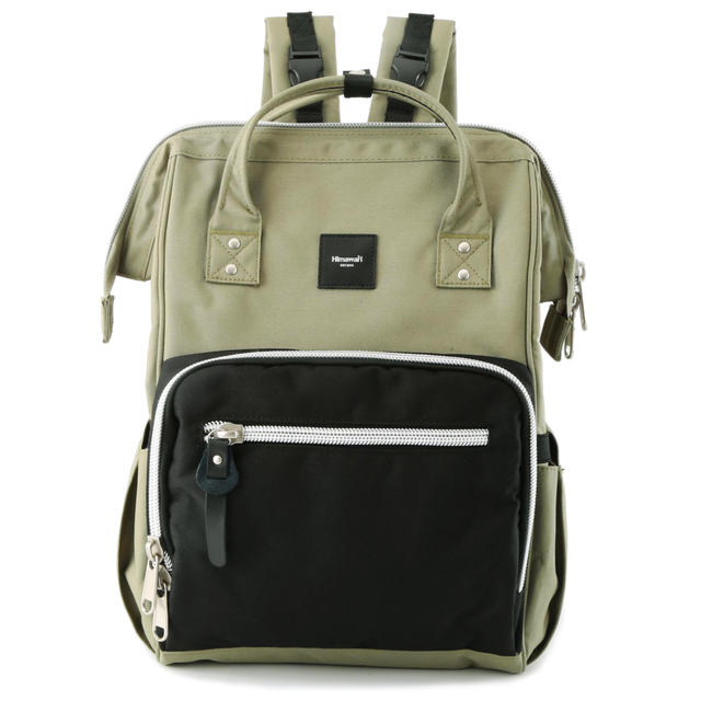 Plecak do wózka dla mam Himawari 1213 Diaper bag - Kolor: 05. zielono-czarny