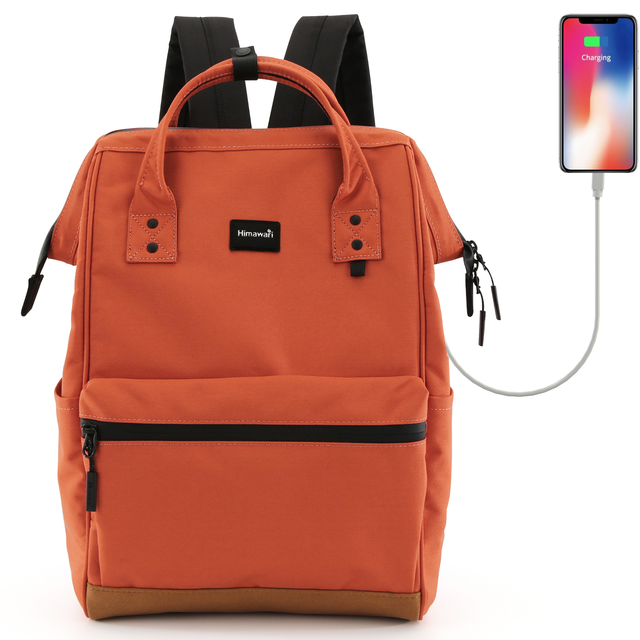 Plecak Himawari 124 na laptopa 15&quot; z USB - Kolor: 13. dynia
