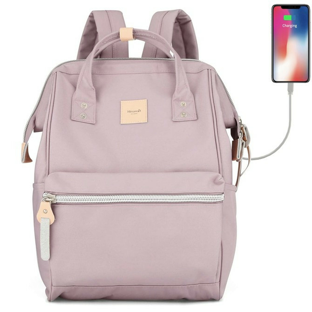 Plecak Himawari Sorrel HM1881 na laptopa 13,3&quot; z USB - Kolor: 04. pastelowy fiolet