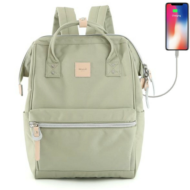 Plecak Himawari Sorrel HM1881 na laptopa 13,3&quot; z USB - Kolor: 38. szałwia