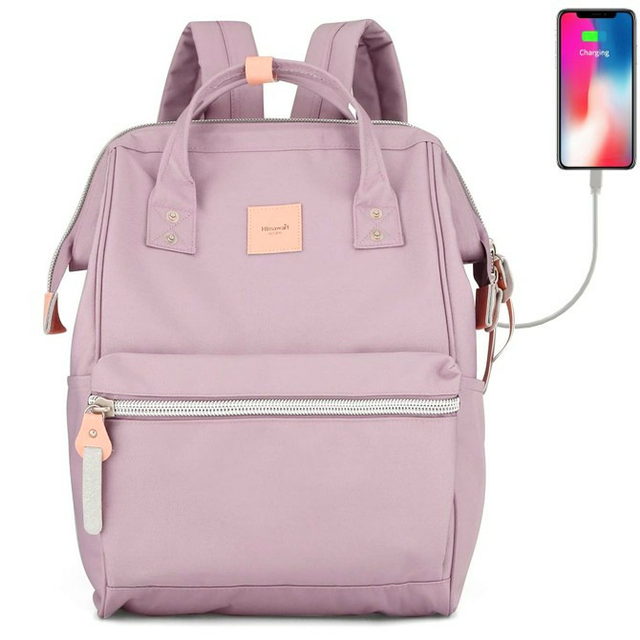Plecak Himawari Sorrel HM1881 na laptopa 13,3&quot; z USB - Kolor: 07. wrzosowy