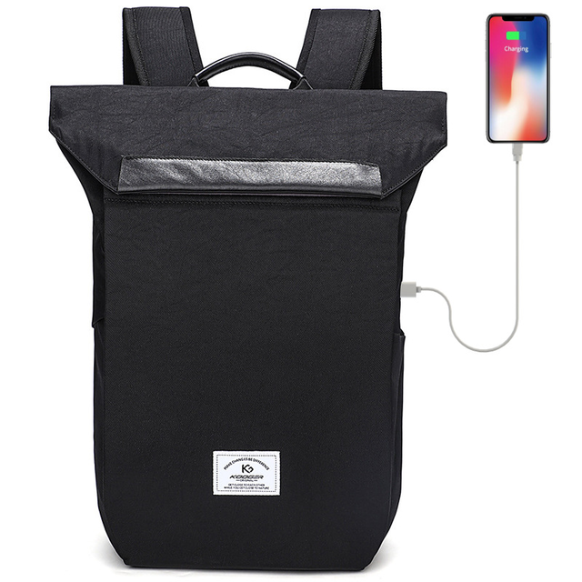Plecak Kooger K949 na laptopa 15,6&quot; z USB - Kolor: czarny