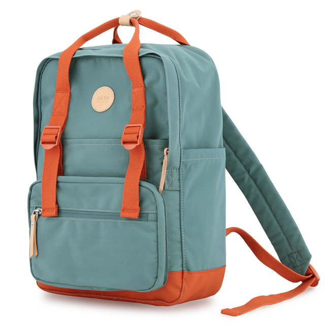 Plecak Okta Keiko 1085 na laptopa 13,3&quot; 14,1&quot; vintage - Kolor: 01. eukaliptus