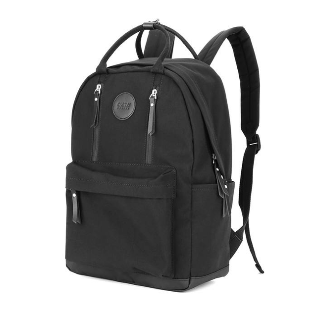 Plecak Okta Asami 1087 na laptopa 13,3&quot; 14,1&quot; vintage - Kolor: 06. czarny
