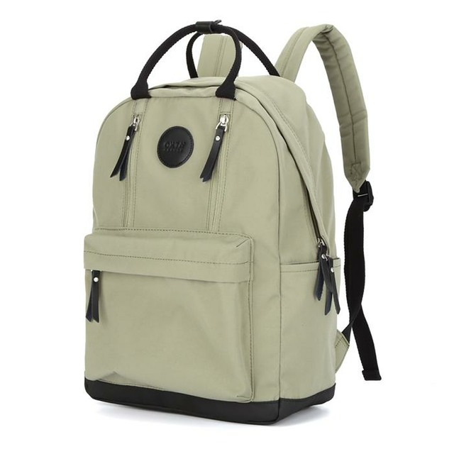 Plecak Okta Asami 1087 na laptopa 13,3&quot; 14,1&quot; vintage - Kolor: 07. oliwka