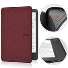 Etui Kindle Paperwhite 5 silikonowy tył 6,8&quot; tekstura - Kolor: czerwone wino