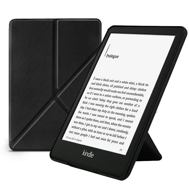 Etui Kindle Paperwhite 5 origami 6,8&quot; - Kolor: czarny