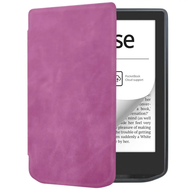 Etui Pocketbook Verse 629/Verse Pro 634/Verse Pro Color silikonowy tył - Kolor: fioletowo-różowy