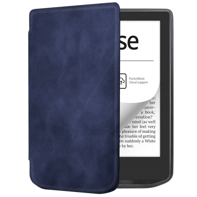 Etui Pocketbook Verse 629/Verse Pro 634/Verse Pro Color silikonowy tył - Kolor: ciemnoniebieski