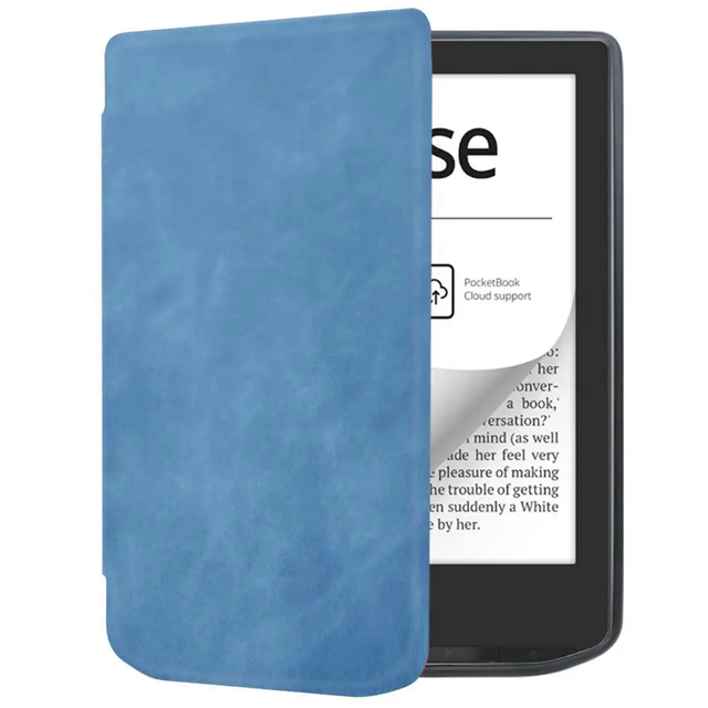 Etui Pocketbook Verse 629/Verse Pro 634/Verse Pro Color silikonowy tył - Kolor: jasnoniebieski