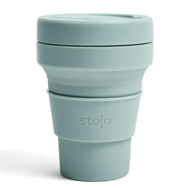 Kubek składany Stojo Pocket 355ml  - Kolor: Aquamarine