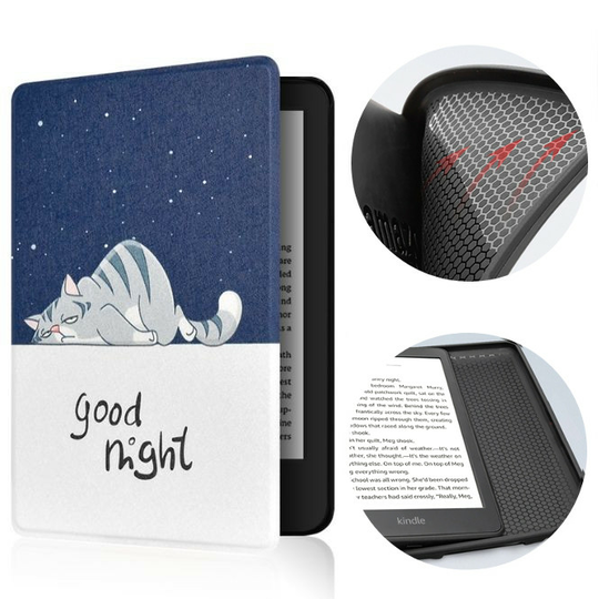 Etui Kindle Paperwhite 6 silikonowy tył 7&quot; wzory - Kolor: 47. Good night