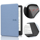 Etui Kindle Paperwhite 5 silikonowy tył 6,8&quot; tekstura - Kolor: jasnoniebieski